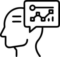 Close up portrait of data scientist analyzing AI algorithms for digital transformation with copy space vector