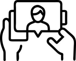 Close up portrait of business leader using predictive analytics for digital transformation with copy space vector