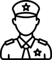 Close up portrait of a soldiers medals on uniform copy space on top. vector