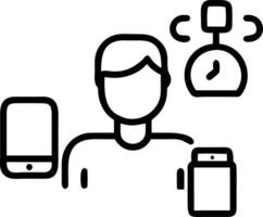 Close up portrait of a project manager using IoT devices for collaborative project tracking with copy space vector