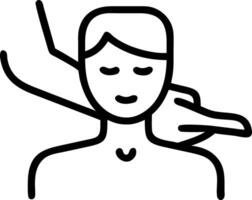 Close up portrait of a man enjoying aromatherapy massage copy space below. Set 2 vector