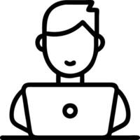 Close up portrait of a data scientist using AI driven data visualization tools for collaboration with copy space Set 2 vector