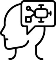 Close up portrait of a business strategist using digital twins for innovative planning with copy space Set 2 vector