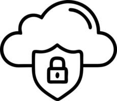 Close up portrait of a cloud security professional with digital overlays copy space vector