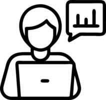 Close up portrait of a business analyst using data visualization tools for innovative insights with copy space Set 2 vector