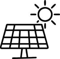 Close up of solar panel cells with sunlight reflecting on the surface vector