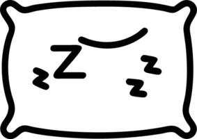 Close up of soft pillow symbolizing comfort and mental health rest vector