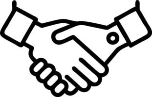 Close up of industrial robots hand shaking human hand with copy space vector