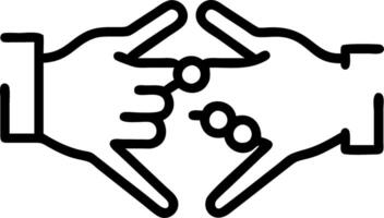 Close up of hands collaborating on augmented reality design copy space below vector