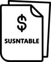 Close up of eco friendly financial symbols on recycled metal for sustainable branding Set 18 vector