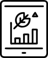 Close up of eco friendly financial dashboard with green analytics on laptop screen Set 16 vector