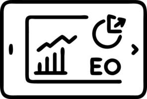 Close up of eco friendly financial dashboard with green analytics on laptop screen Set 8 vector