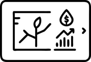 Close up of eco friendly financial dashboard with green analytics on laptop screen Set 9 vector