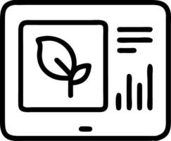 Close up of eco friendly financial dashboard with green analytics on laptop screen Set 4 vector
