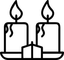 Close up of aromatherapy candles with soft abstract background copy space below vector