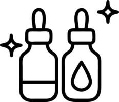 Close up of aromatherapy essential oils with bokeh lights copy space below vector