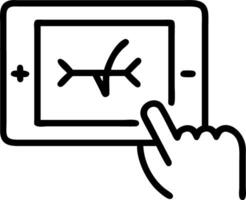 Close up of an engineer performing finite element analysis on a tablet with copy space vector