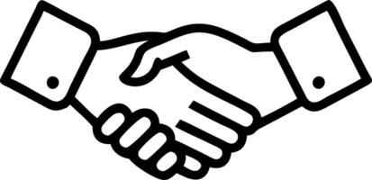 Close up of a robotic hand shaking a human hand with copy space vector