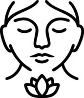 Close up of a rejuvenating facial massage with essential oils copy space below. Set 2 vector