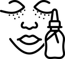 Close up of a rejuvenating facial serum bottle with botanical elements copy space below. Set 2 vector