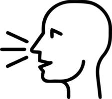 Close up of a persons face with a light reflection symbolizing a moment of clarity with copy space vector