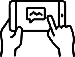 Close up of a marketers hands designing a digital marketing campaign on a tablet copy space available vector