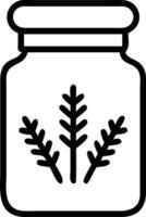 Close up of a luxurious bath salts jar with lavender sprigs copy space above. Set 2 vector