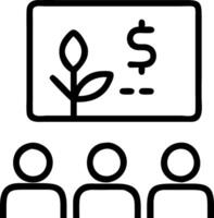 Classroom learning about environmental finance with copy space vector