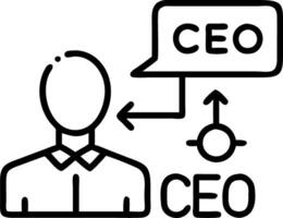 CEO using AI powered strategic dashboard in reality setting copy space vector