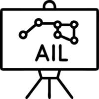 CEO presenting AI business intelligence on digital screen with bokeh art copy space vector