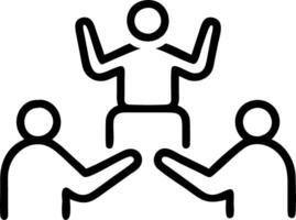 Candid image of people participating in a Lunar New Year charity event with copy space below. Set 2 vector