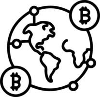 World map with interconnected currency symbols over soft background vector