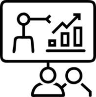 Supervisor reviewing AI enhanced production metrics on digital screen with copy space vector