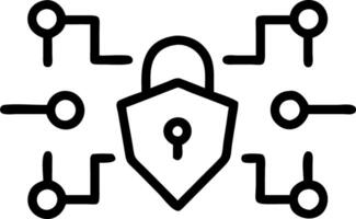 Soft abstract digital art of secure data network with copy space Set 5 vector