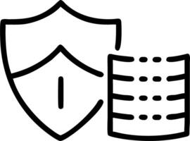 Soft abstract background with data shields and secure patterns with copy space vector