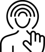 Plain background with tech savvy healthcare administrator using blockchain for data security with copy space Set 3 vector