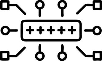 Plain background with encrypted data patterns and copy space vector