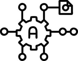 Plain background with AI assisted manufacturing icons and copy space Set 3 vector