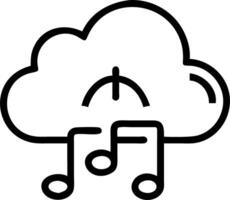 Musicians collaborating remotely using cloud music platforms vector