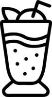 Macro of Fresh Fruit Smoothie Being Blended vector