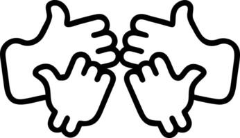 Macro of Family Hands Cutting Out Biscuit Shapes vector