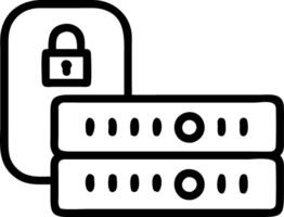 Macro close up of secure data storage devices with copy space vector