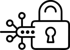 Macro close up of secure digital locks and keys with copy space vector