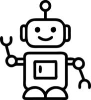 Kids learning coding with interactive robots in a tech lab vector