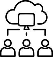 IT team monitoring cloud network health on large screens with copy space vector