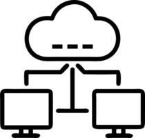 IT specialist monitoring cloud network security on multiple screens with copy space vector