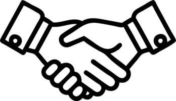 Human hand shaking robotic hand over bokeh background vector