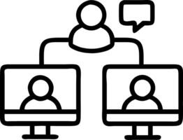HR team using AI software for recruitment in open workspace vector