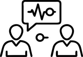 Healthcare workers using AI diagnostics tools with patients vector