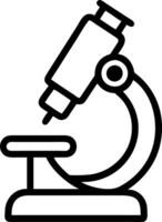 Glossy robotic microscope icon on plain grey background vector